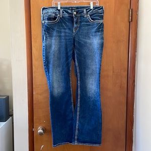 Silver Suki mid boot jeans